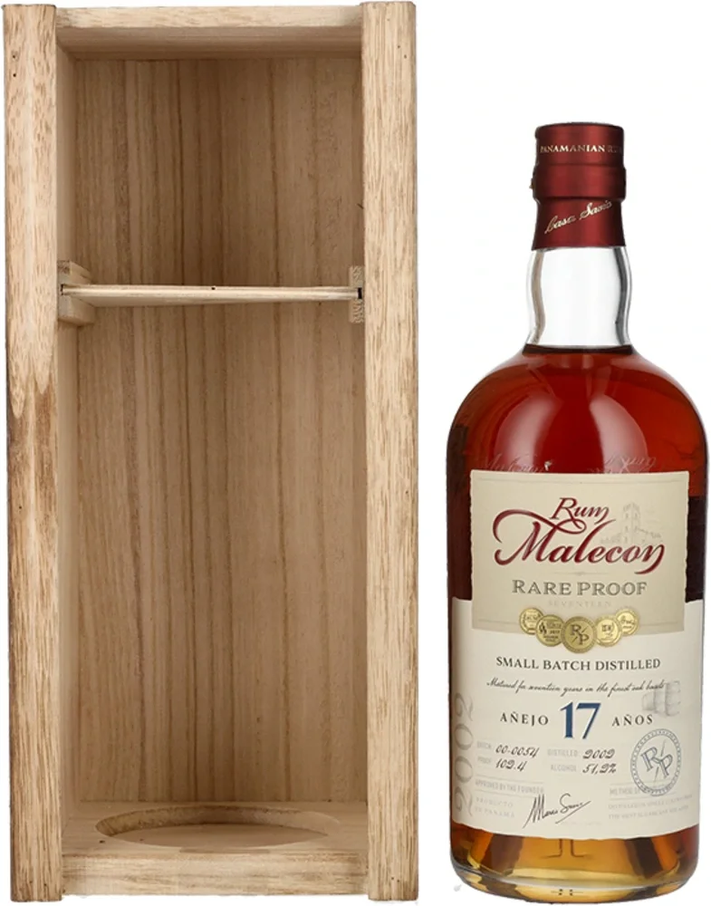 Rum Anejo 17 Rare 2002 Malecon + GB 0,7 l