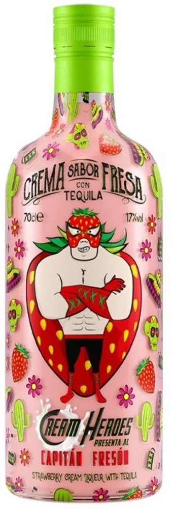 Liqueur Cream Heroes Tequila Strawberry 0,7 l
