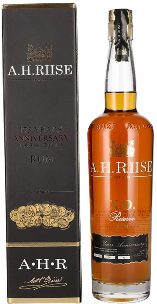 Rum XO 175 Years Anniversary A.H. Riise + GB 0,7 l