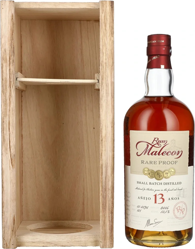 Rum Anejo 13 Rare 2006 Malecon + GB 0,7 l