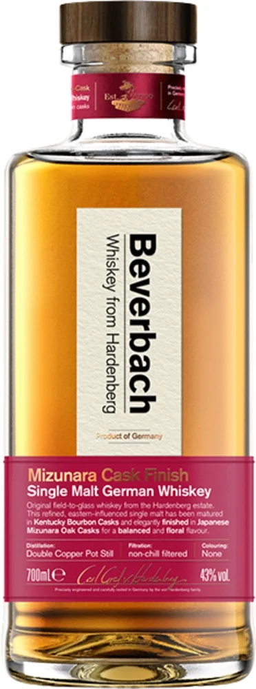 Viski Beverbach Mizunara cask Single malt 0,7 l