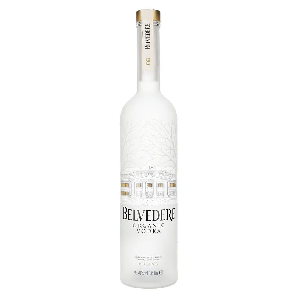 Votka Pure Organic Belvedere LED 1,75 l