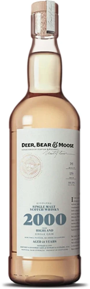 Scotch Whisky Deer, Bear & Moose Highland 2000 0,7 l