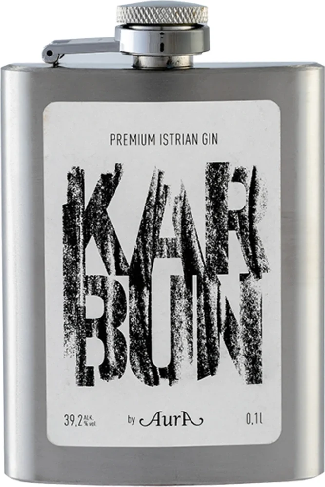 Gin Karbun Aura + flaška + GB 0,1 l