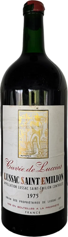 Wine Cuvee de Luccius Saint-Emilion 1975 Lussac Saint-Emilion 4,5 l