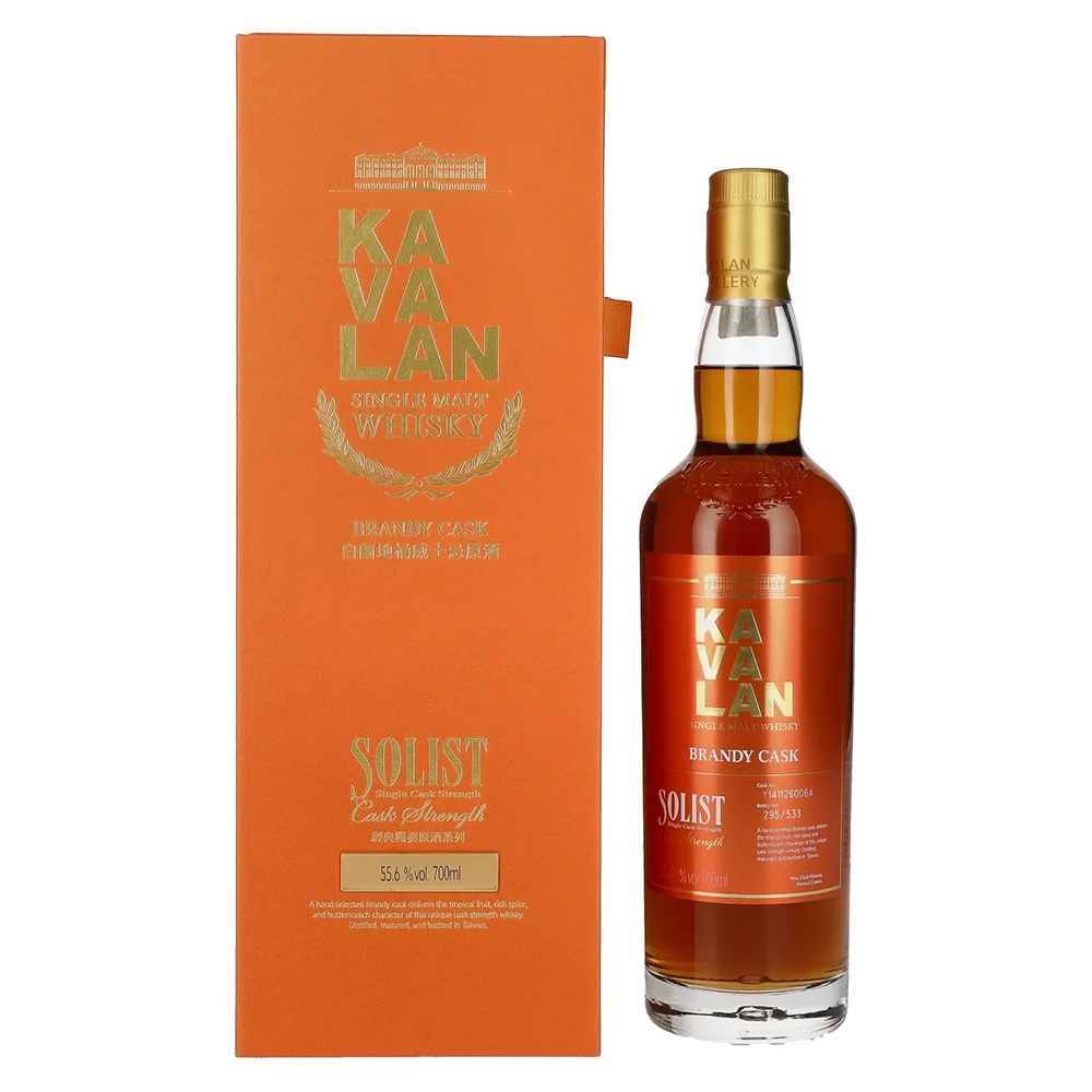 Tajvanski viski SOLIST Brandy Cask Kavalan + GB 0,7 l