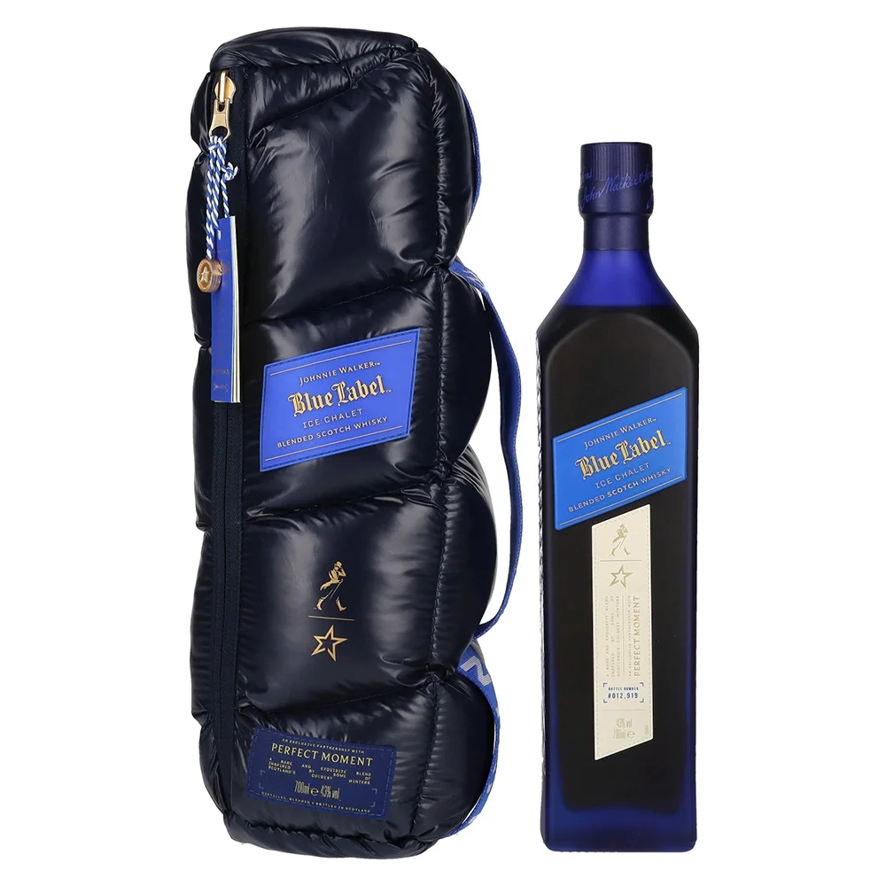 Scotch whisky Johnnie Walker Blue Label ICE CHALET + GB 0,7 l