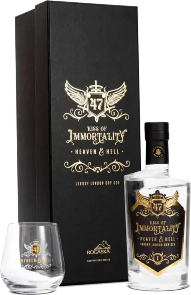 Gin Luxury London dry gift set Heaven & Hell + GB 0,7 l