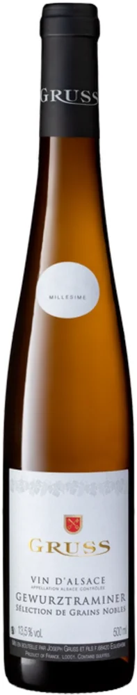Vino Gewurztraminer Selection de Grains Nobles Domaine Gruss 0,5 l