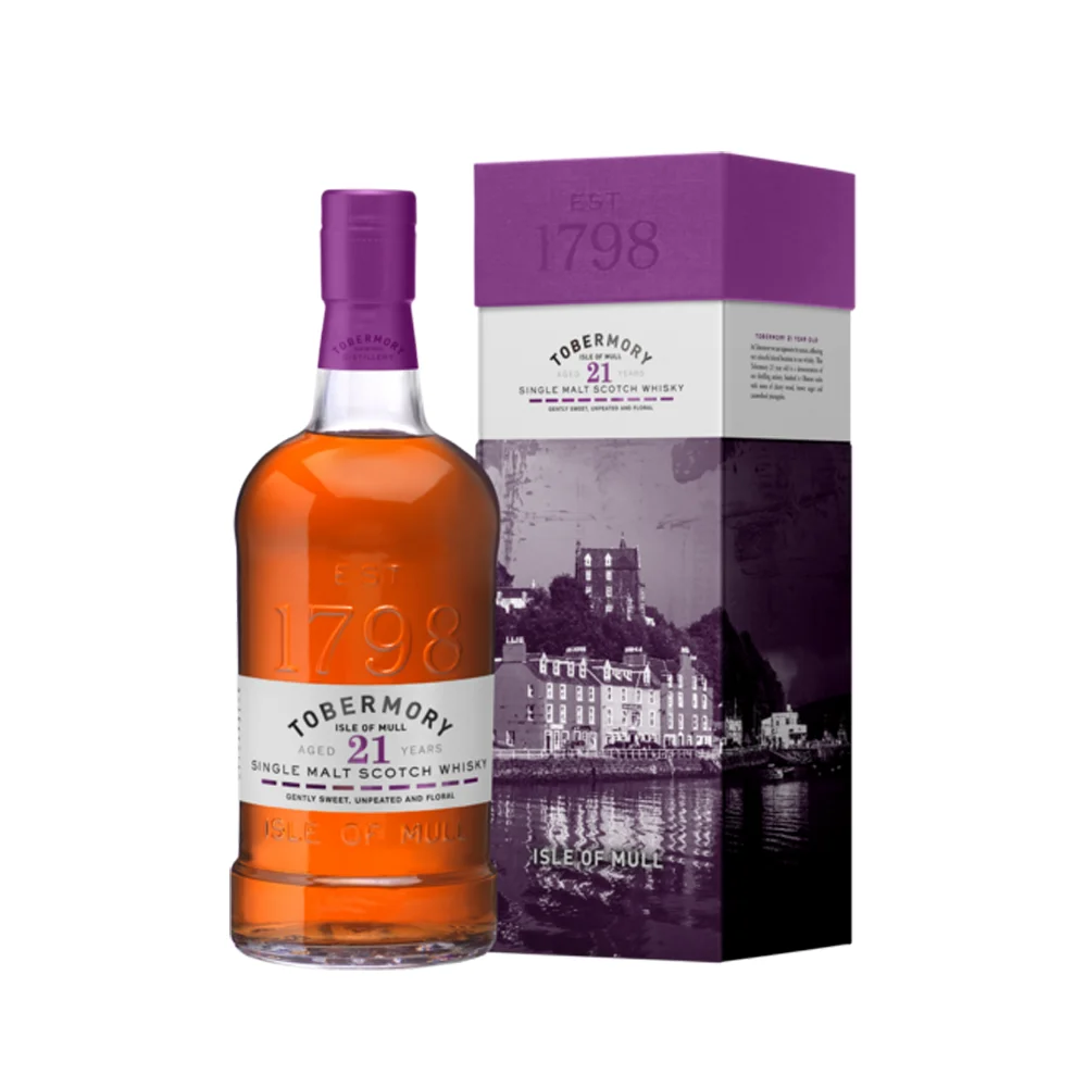 Škotski viski Tobermory 21Y Single Malt 0,7 l