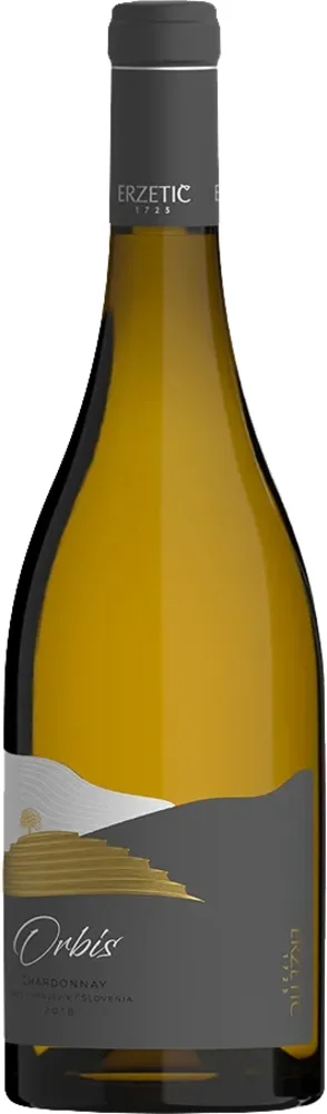 Vino Chardonnay Orbis 2018 Erzetič 0,75 l