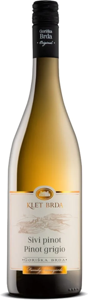 Vino Sivi pinot Klet Brda 0,75 l