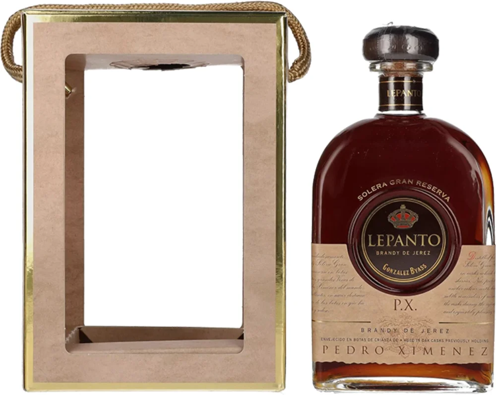 Brandy Lepanto P.X. Solera Gran Reserva Brandy de Jerez + GB 0,7 l