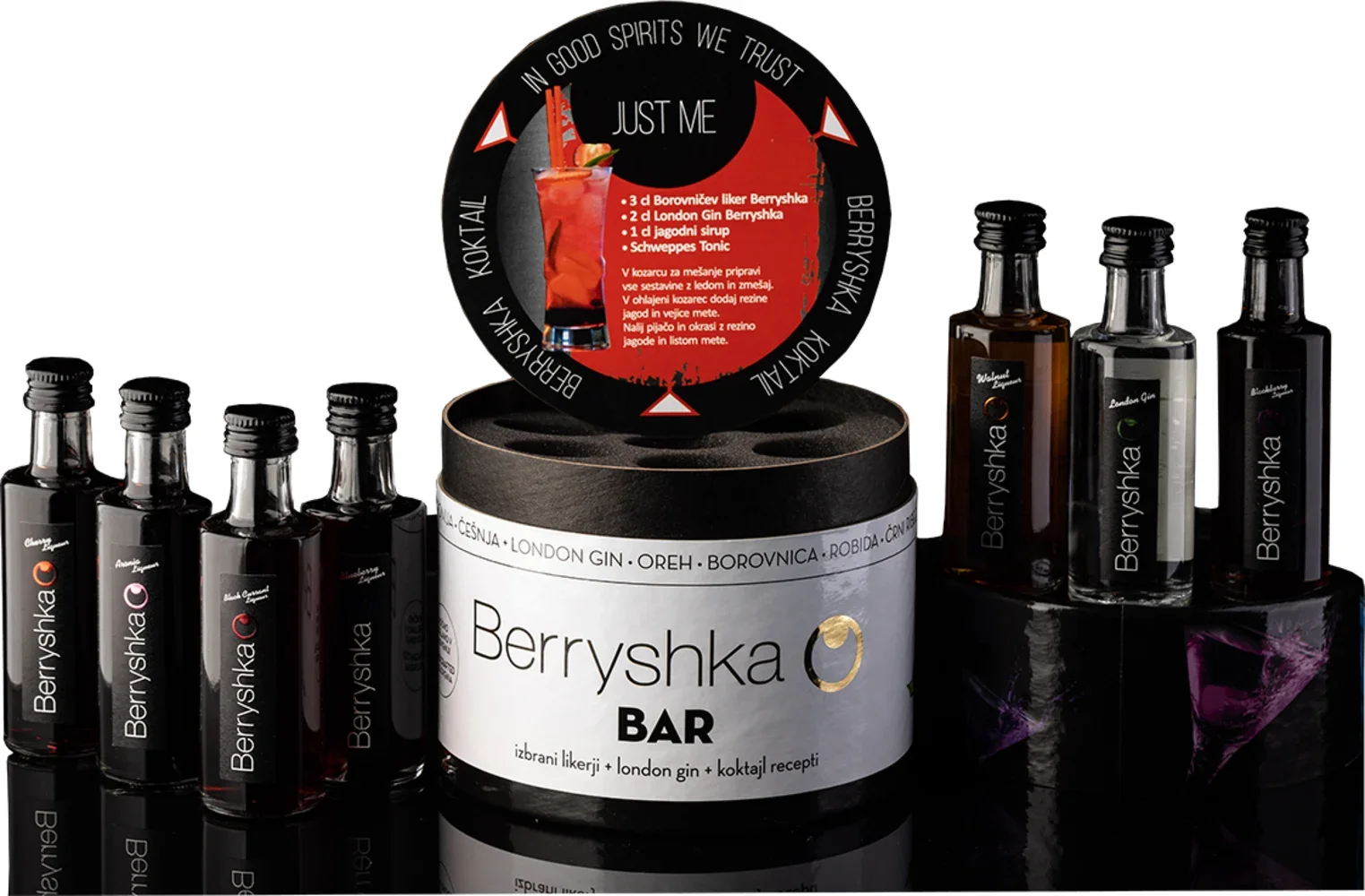 Set minijatura BAR Berryshka 7 x 50 ml