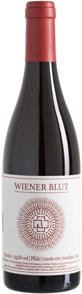 Wine Weiner Blut 2019 Rammstein 0,75 l