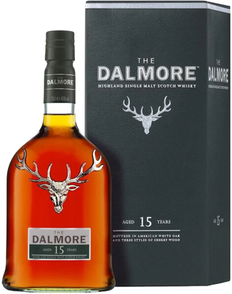Scotch Whisky The Dalmore 15 Old Highland Single Malt + GB 0,7 l