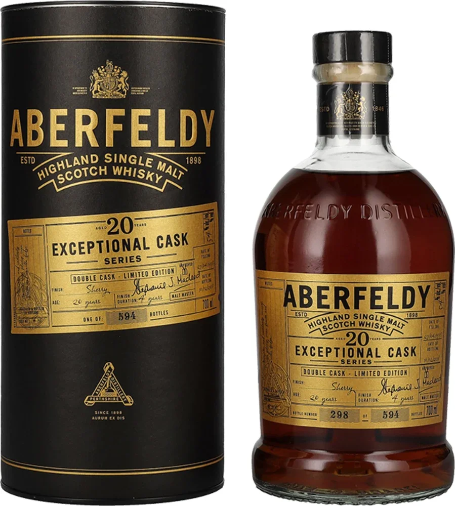 Scotch whisky Aberfeldy 20 YO + GB 0,7 l