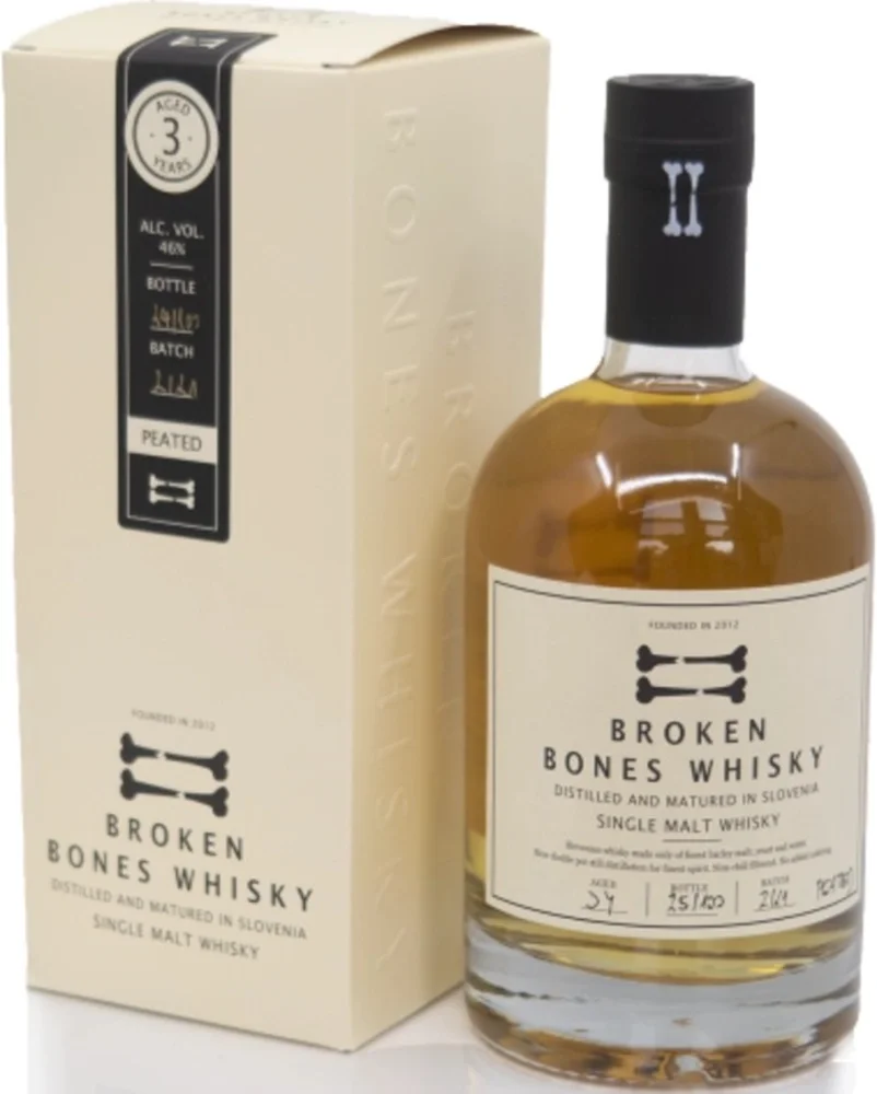 Viski Broken Bones Peated KIKA Single malt 0,7 l